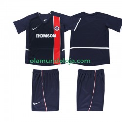 Camisola AC Milan 2003 Retro Criança Equipamento Primeiro 2002 Manga Curta